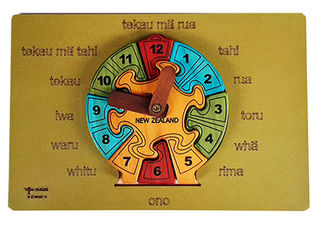 Clock Tray Puzzle - Te Reo