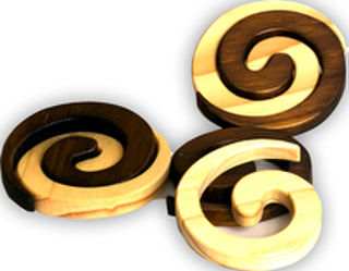 Coaster - 2 Tone - Round (G)