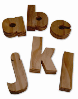 lower case letters
